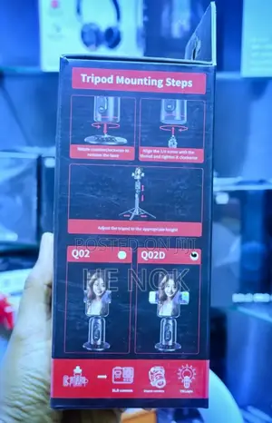 Auto Face Tracking Selfie Stick Tripod 360 Degree