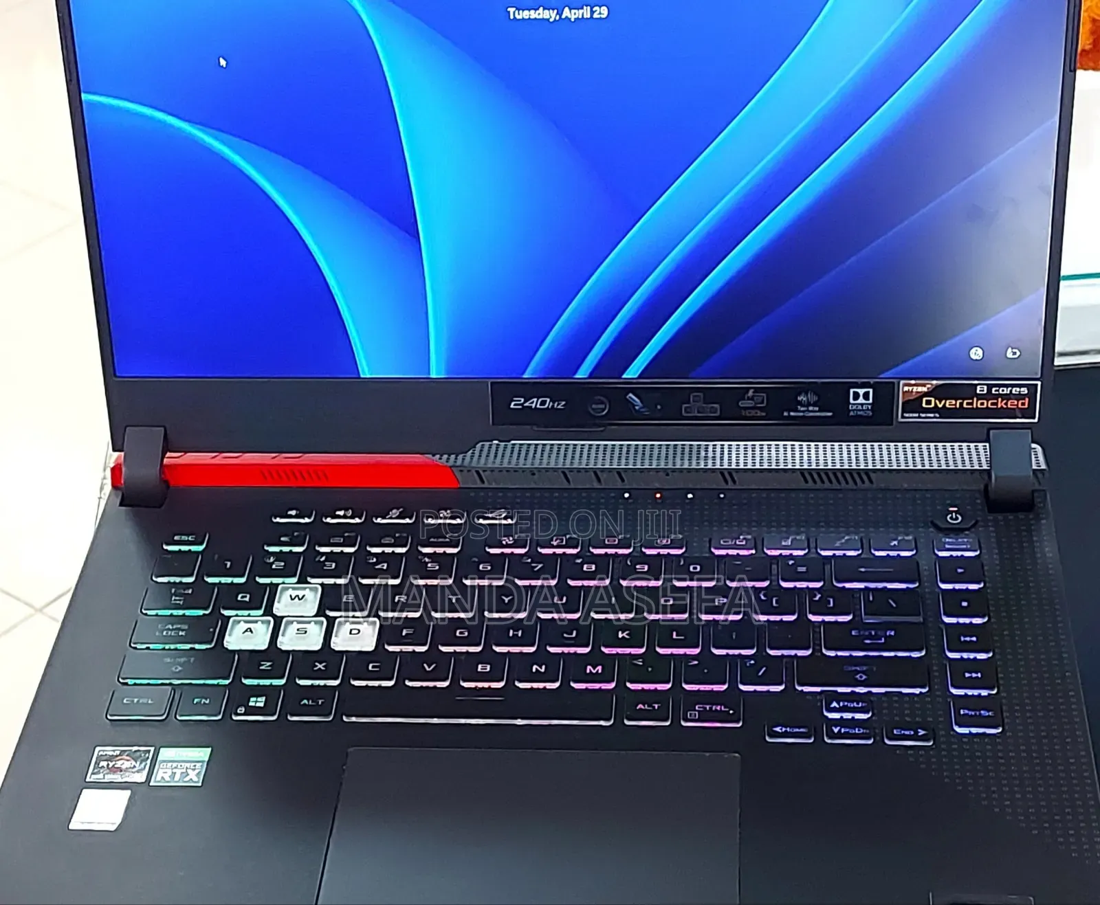 New Laptop Asus ROG Strix G16 G614 16GB AMD Ryzen 9 SSD 512GB