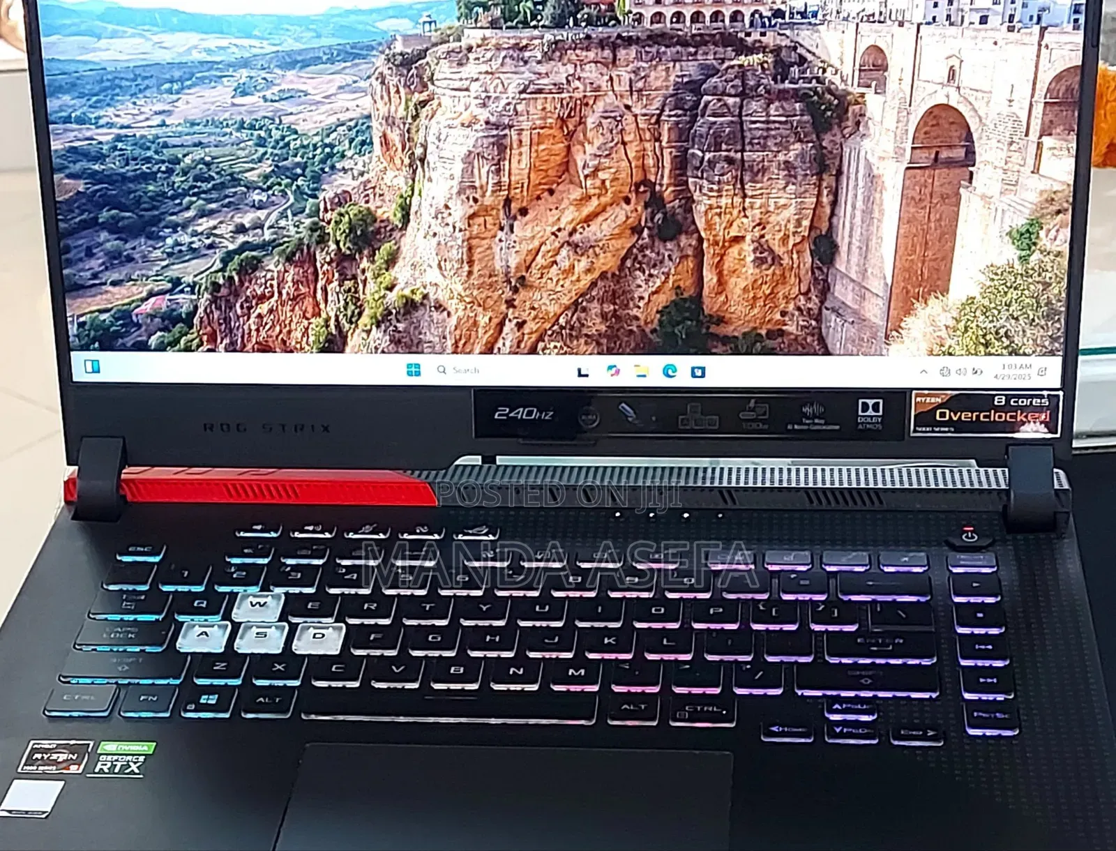 New Laptop Asus ROG Strix G16 G614 16GB AMD Ryzen 9 SSD 512GB