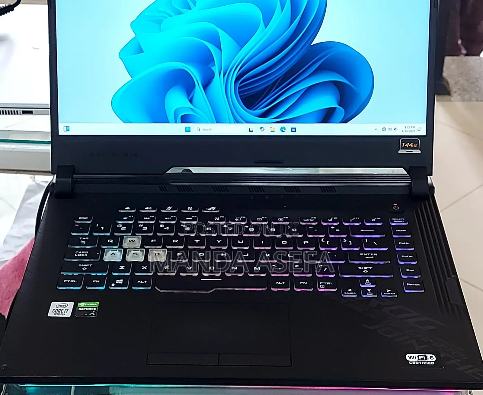 New Laptop Asus ROG Strix G15 16GB Intel Core I7 SSD 512GB