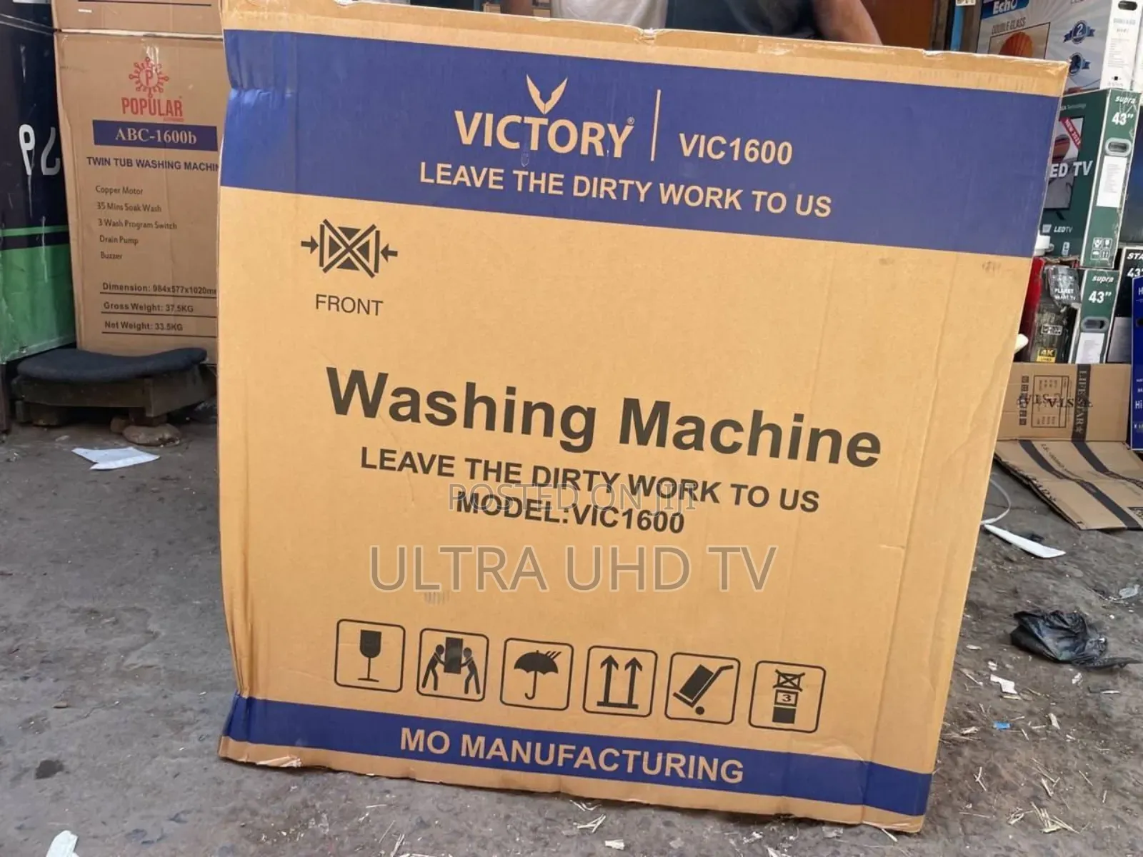 Victory Washing Machine 16.Kg