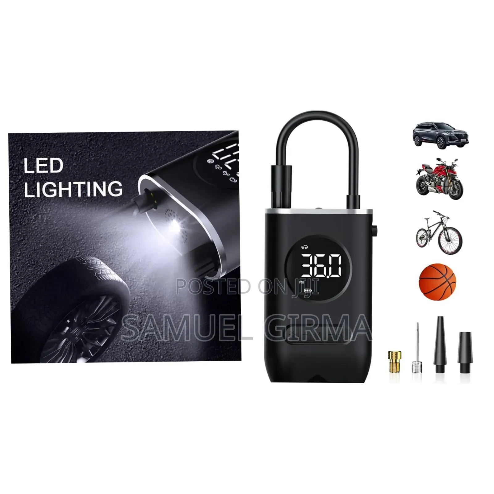 Wireless Car Air Pump Model: CZK-3668