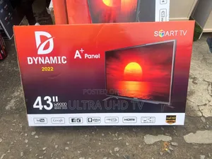 Photo - Dynamic 43 Inch Double Glass Smart Uhd Tv
