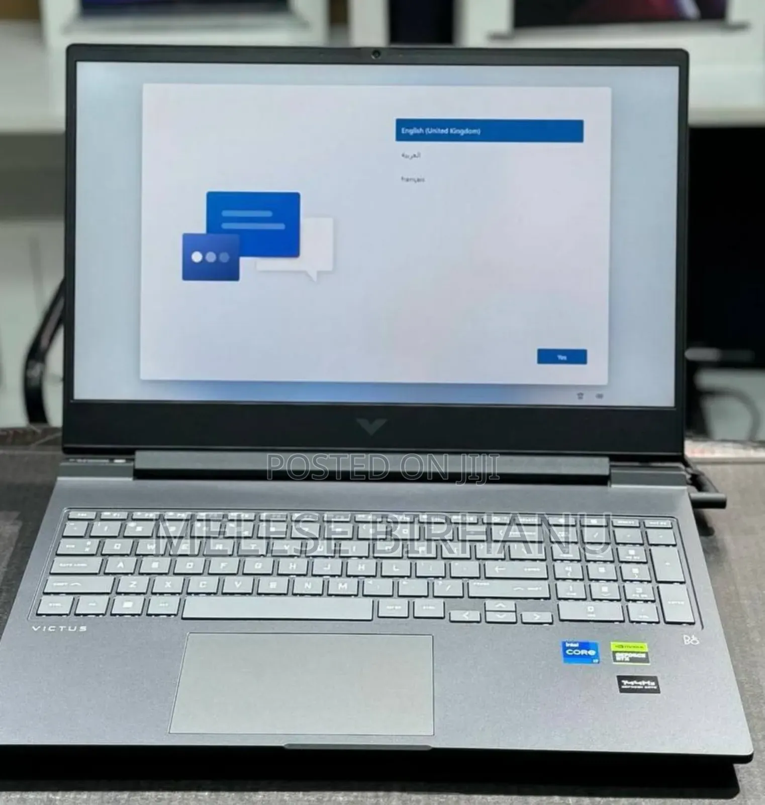 New Laptop HP Victus 16 16GB Intel Core I7 SSD 1T