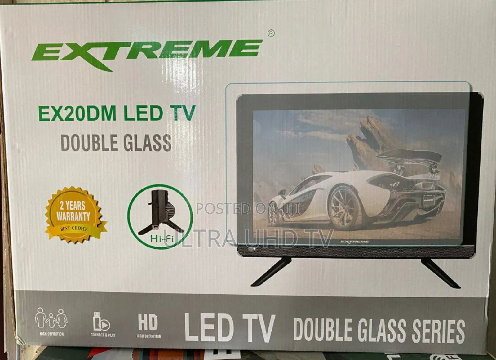 Extreme 32 Inch Double Glass