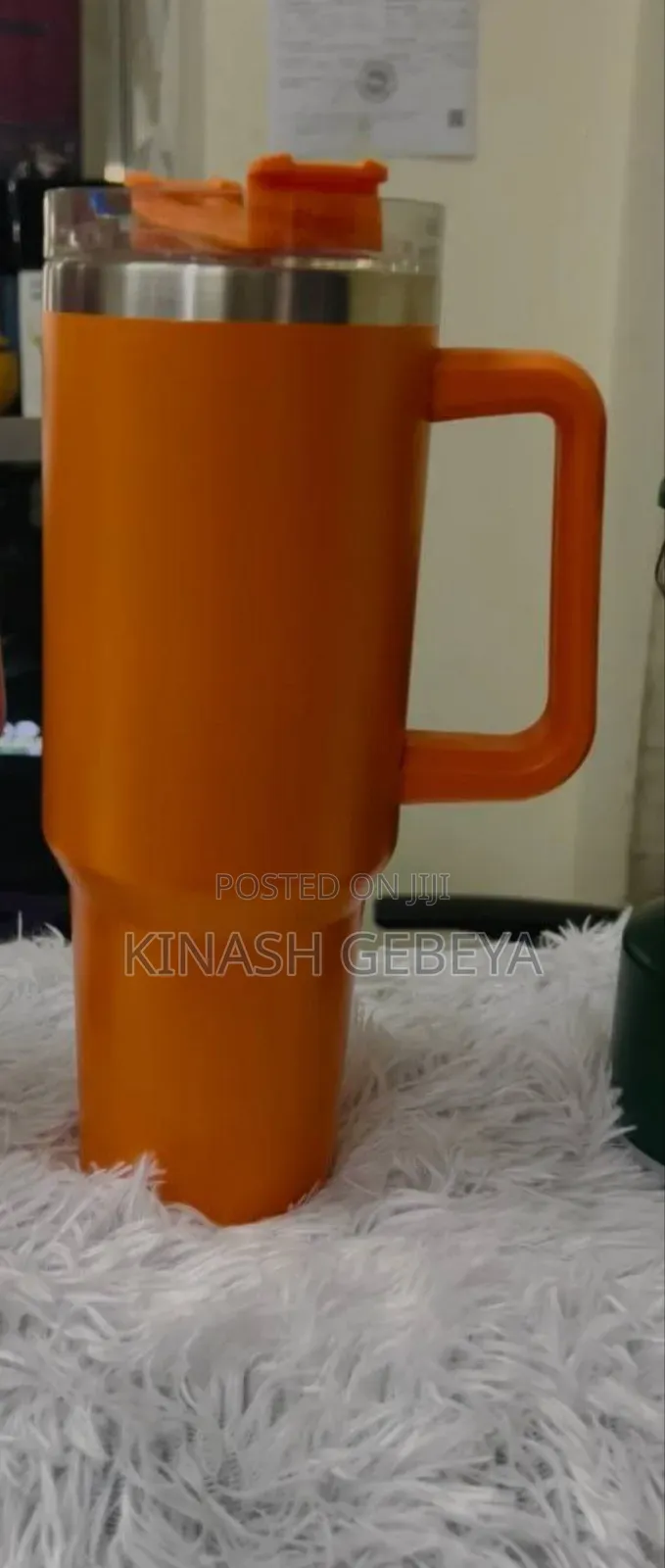 1.5litre High Quality Double Layer Mug With Straw