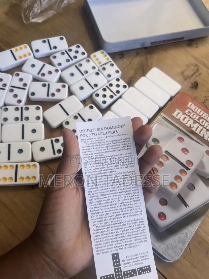 ፕሮፌሽናል ሴራሚክ ዶሚኖስ መጫወቻ | የቦርድ ጨዋታ