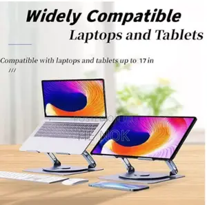 Laptop and Tablet Stand With Cooling Fan