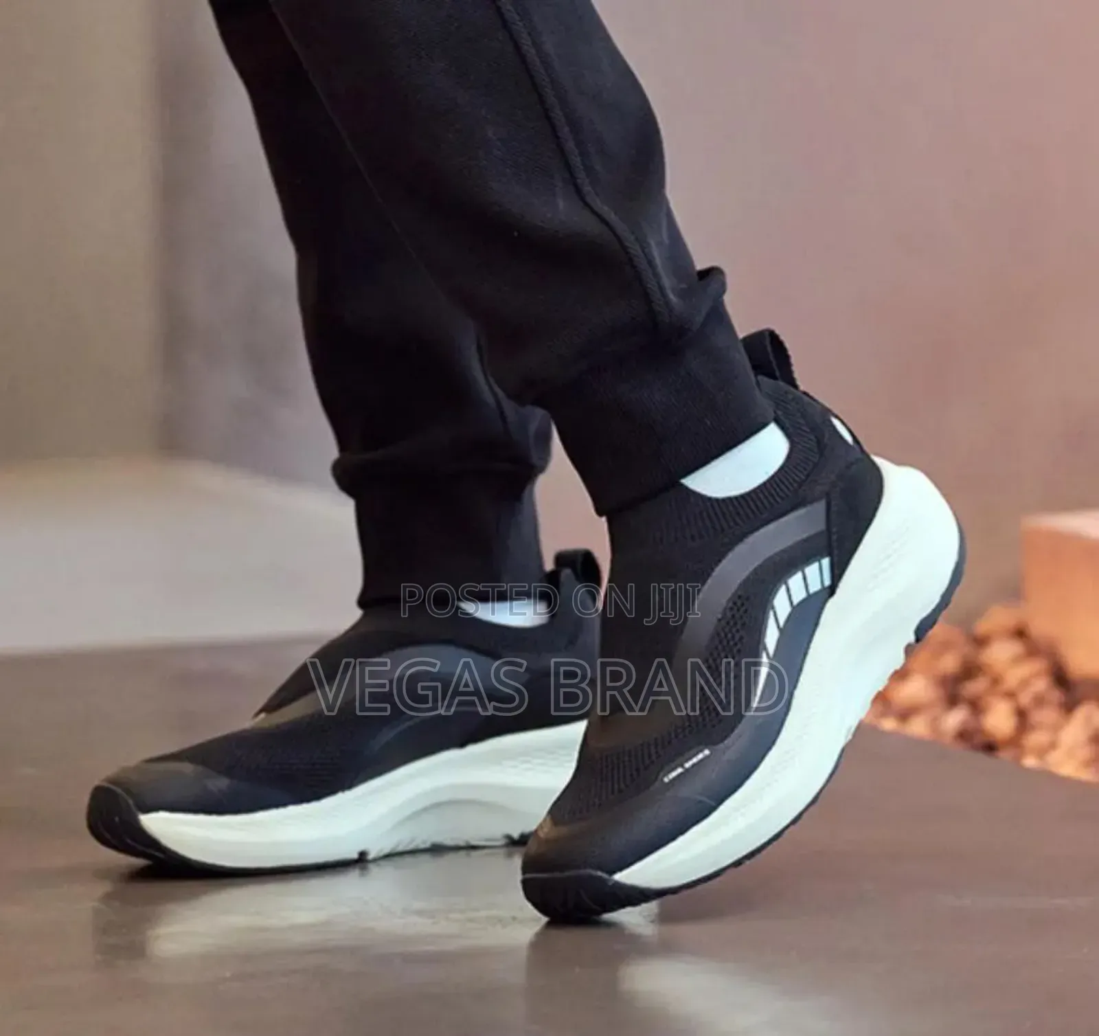 Li Ning Soft Go Men Casual Black White Master Quality Shoes