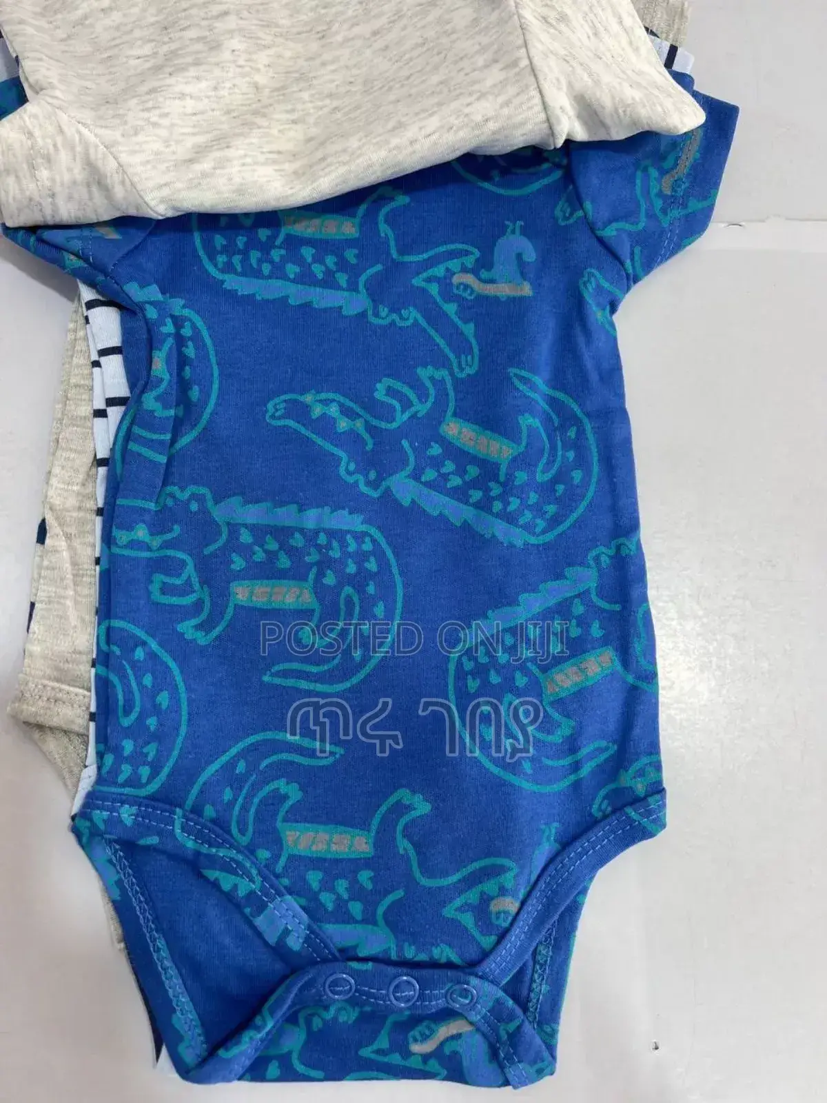 5 ፍሬ እጅጌ ጉርድ የዳይፐር ቲሸርት