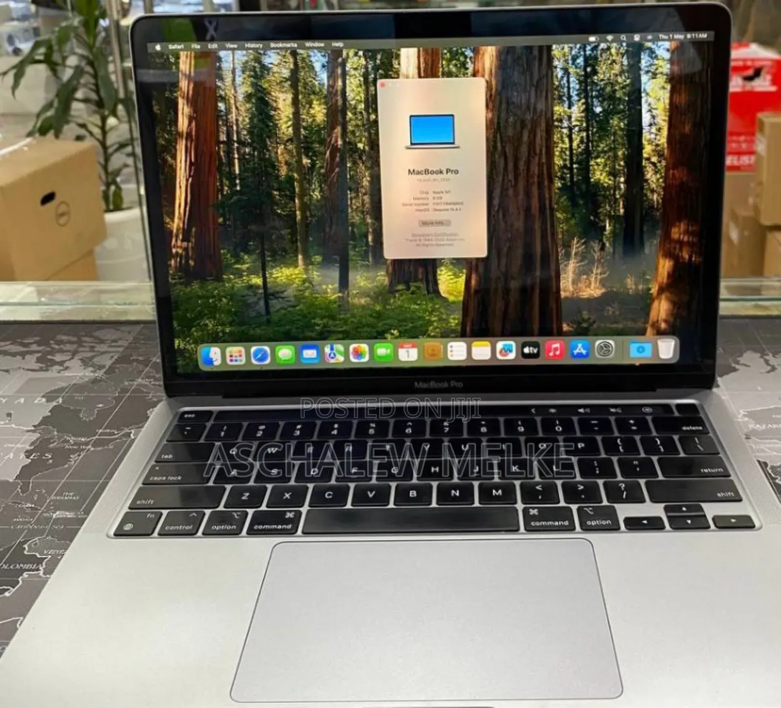 New Laptop Apple MacBook Pro M1 8GB Apple M1 SSD 256GB