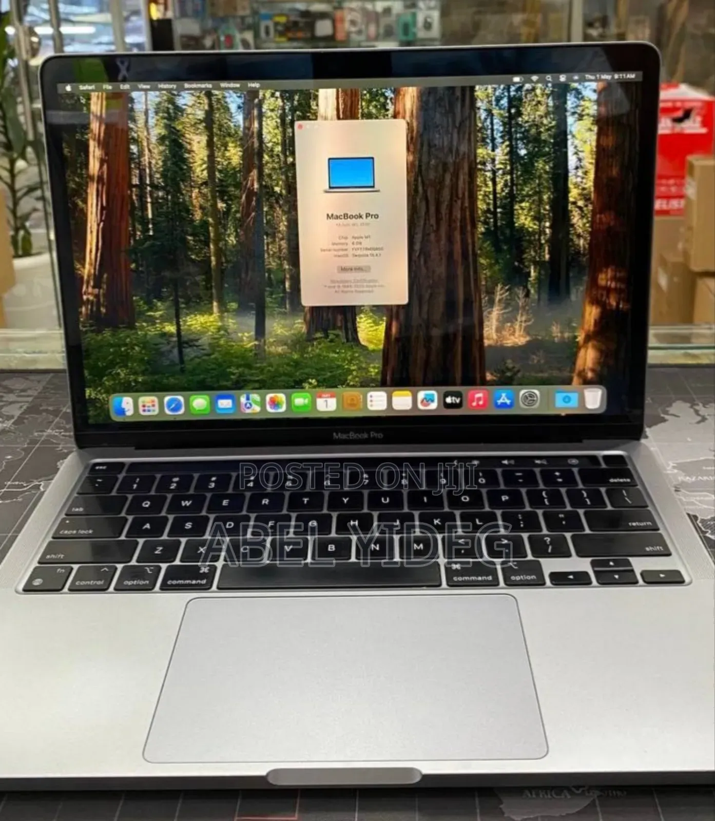 New Laptop Apple MacBook Pro 2020 M1 8GB Apple M1 SSD 256GB