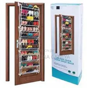 36 Pairs Over-the-Door Wall-Mounted Shoe Rack Organizer