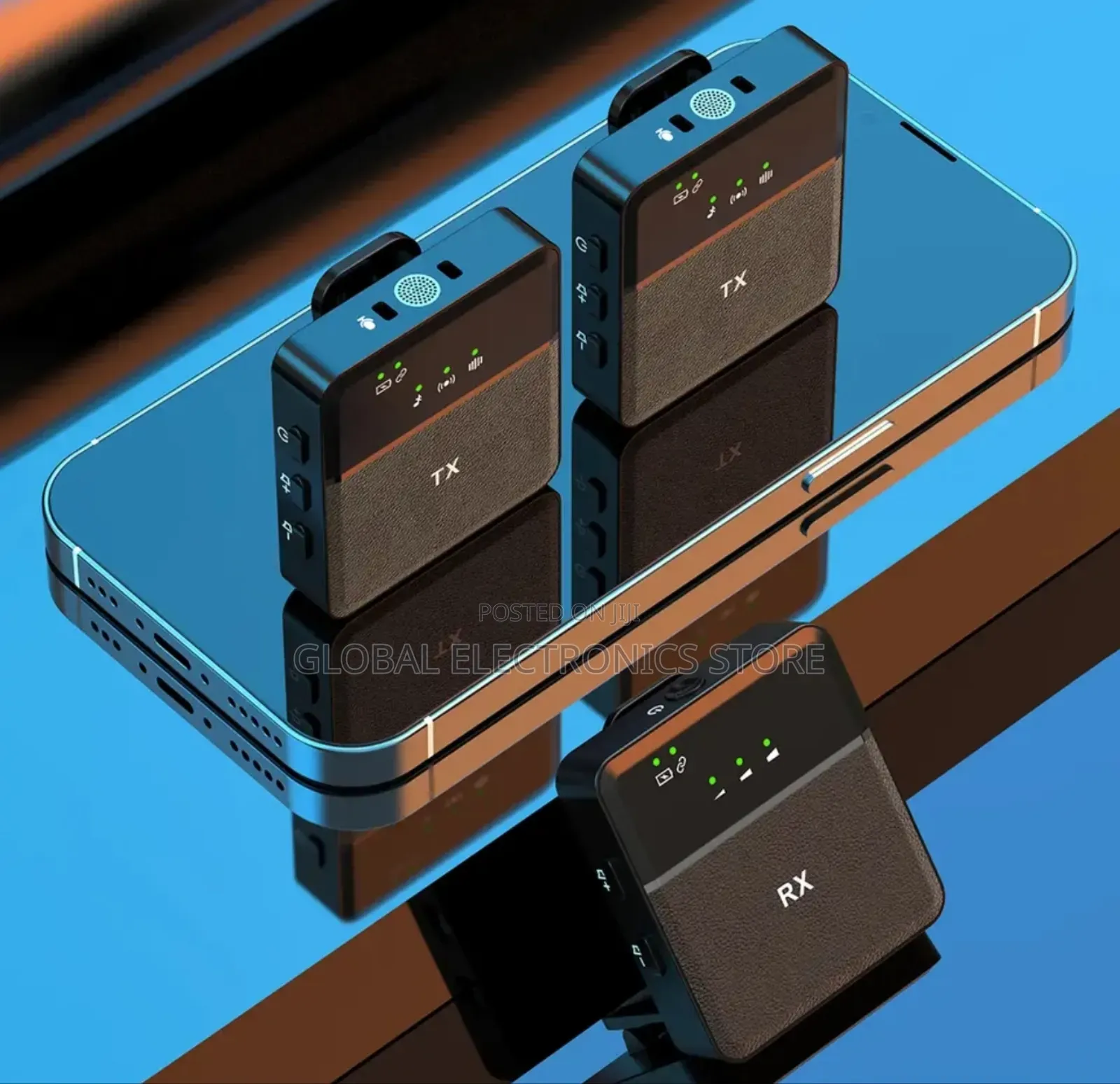 3-in-1 Wireless Dual Noise Cancellation Mic(Cameras Phones