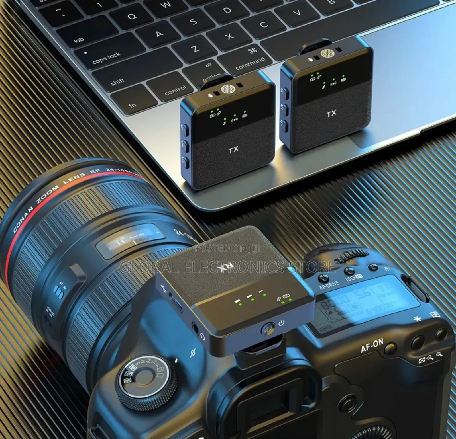 3-in-1 Wireless Dual Noise Cancellation Mic(Cameras Phones