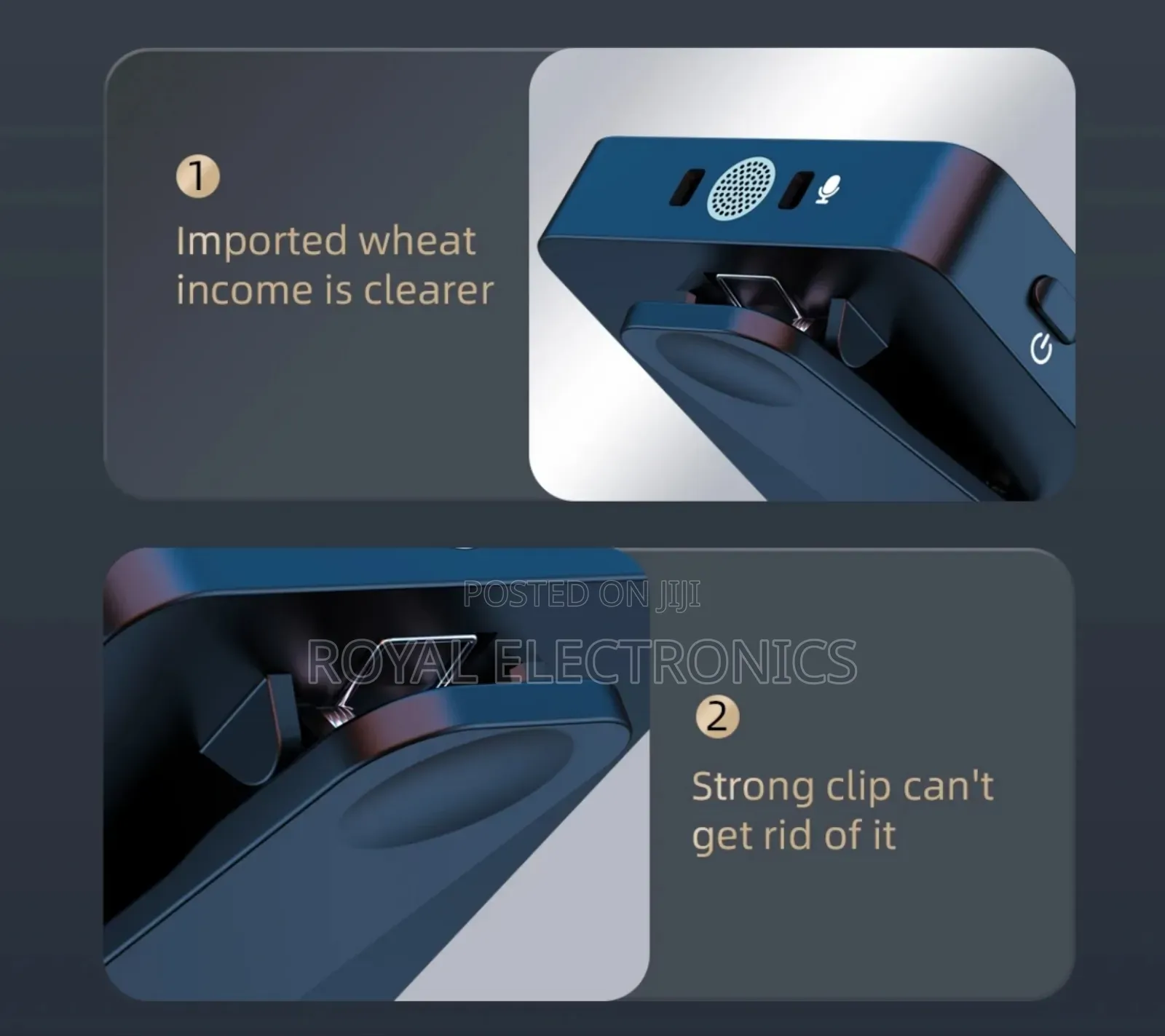 Lavalier 2.4g Radio Noise Reduction Reverb Monitor Mic (3)