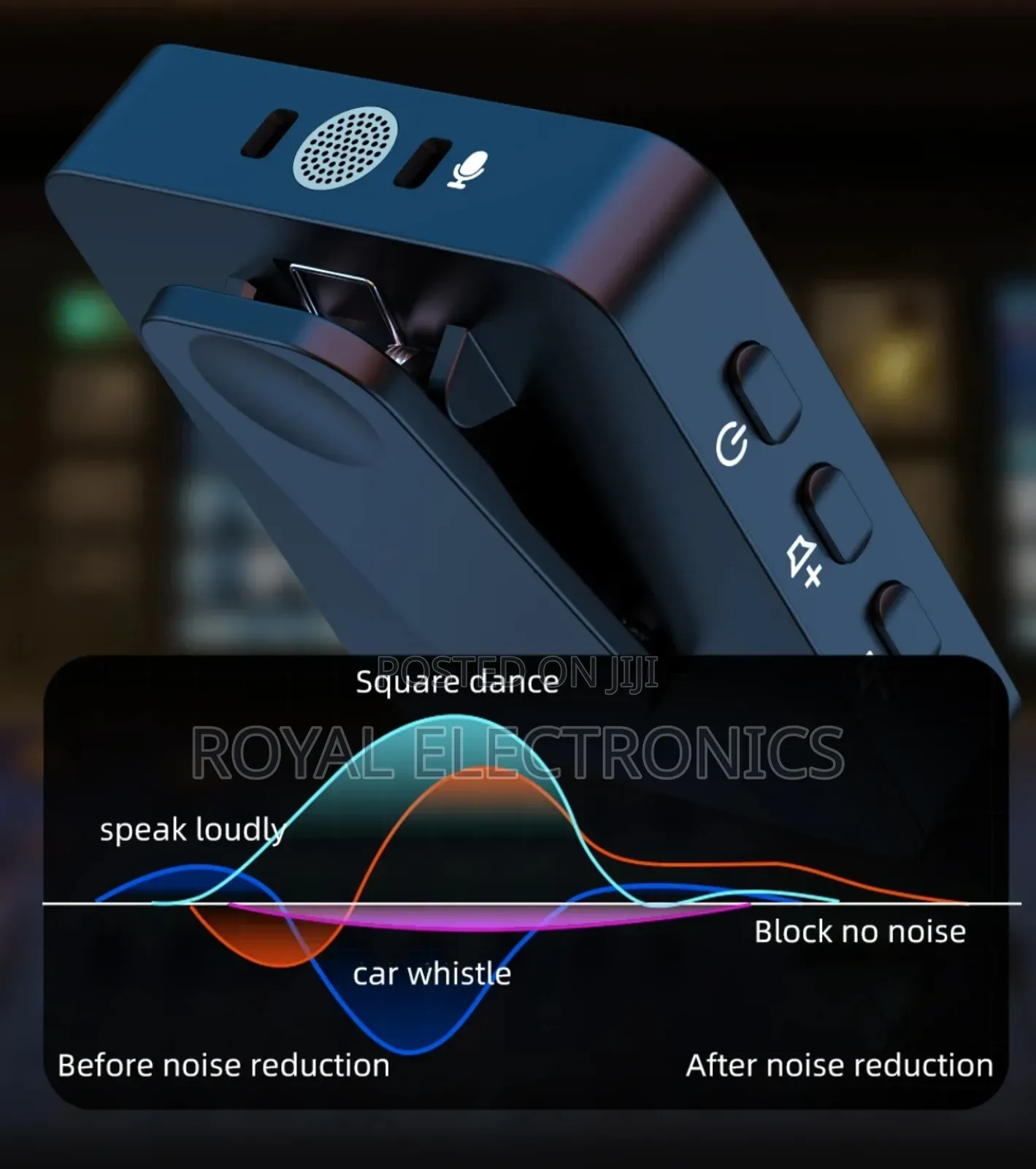 Lavalier 2.4g Radio Noise Reduction Reverb Monitor Mic (3)