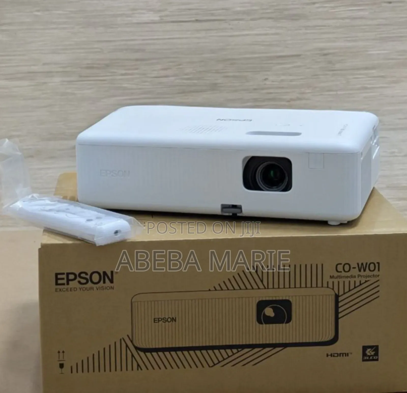 Brand New Epson Projector Co-W01 With Cartoon With Best