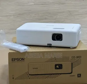 Photo - Brand New Epson Projector Co-W01 With Cartoon With Best