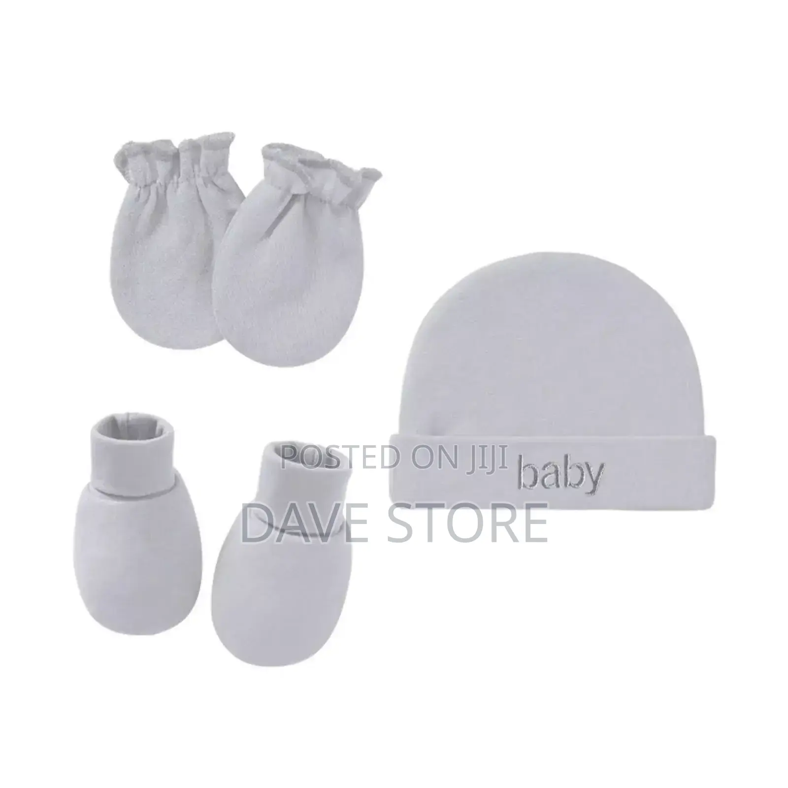 3 Set Newborn Baby Hat,Gloves, Socks Set