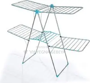 Photo - Large Size Angelonia Foldable Laundry Drying Rack Nk-0600