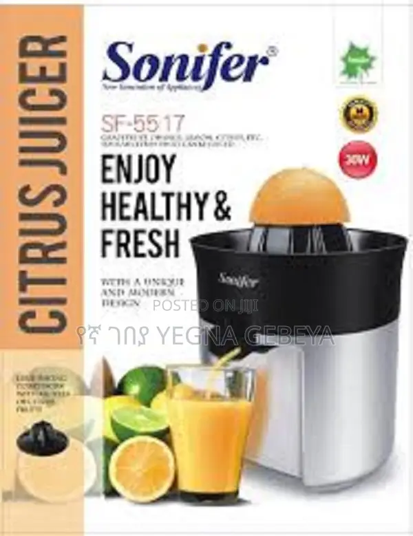 Sonifer Sf-5517 Automatic Citrus Juicer Size Small