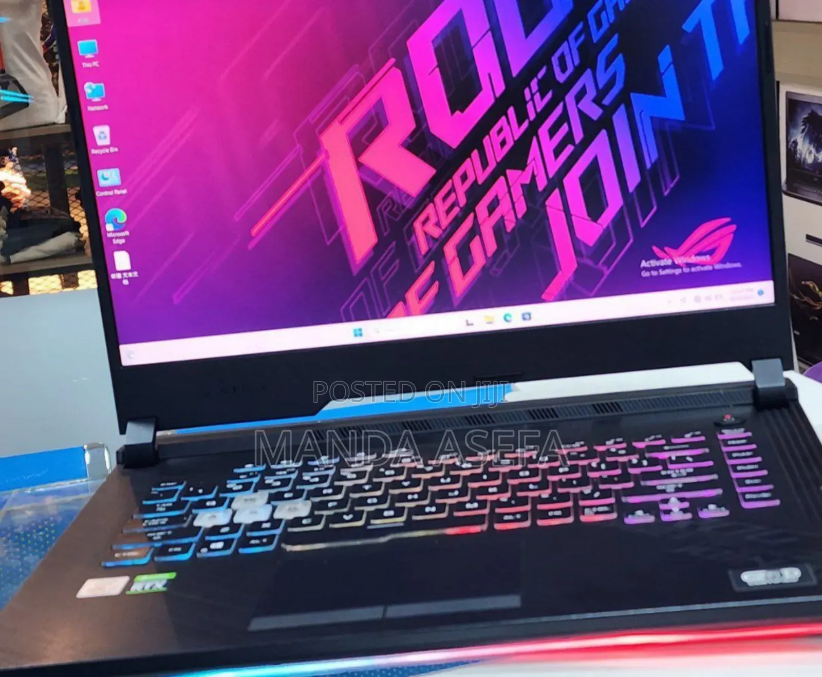 New Laptop Asus ROG Strix G17 32GB Intel Core I7 SSD 1T