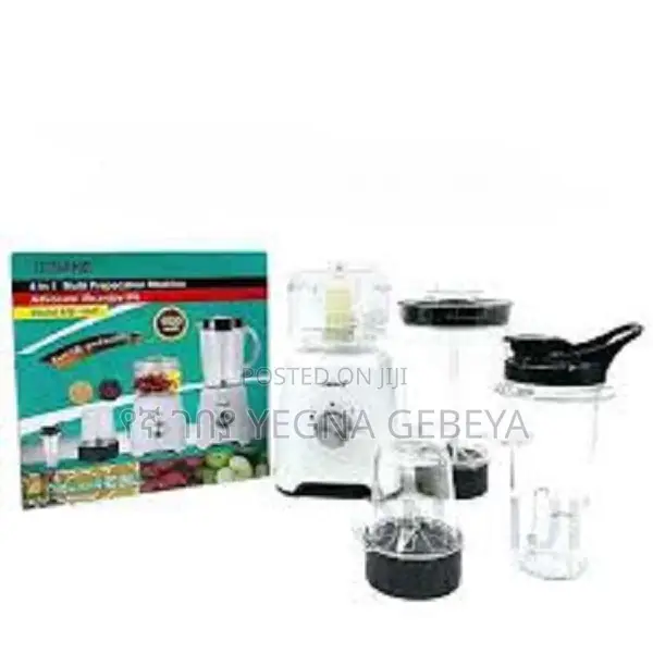 Silver Love 4-in-1 Blender Mb-668 – 1600ml Jar