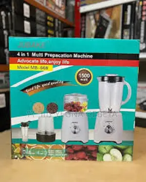 Silver Love 4-in-1 Blender Mb-668 – 1600ml Jar