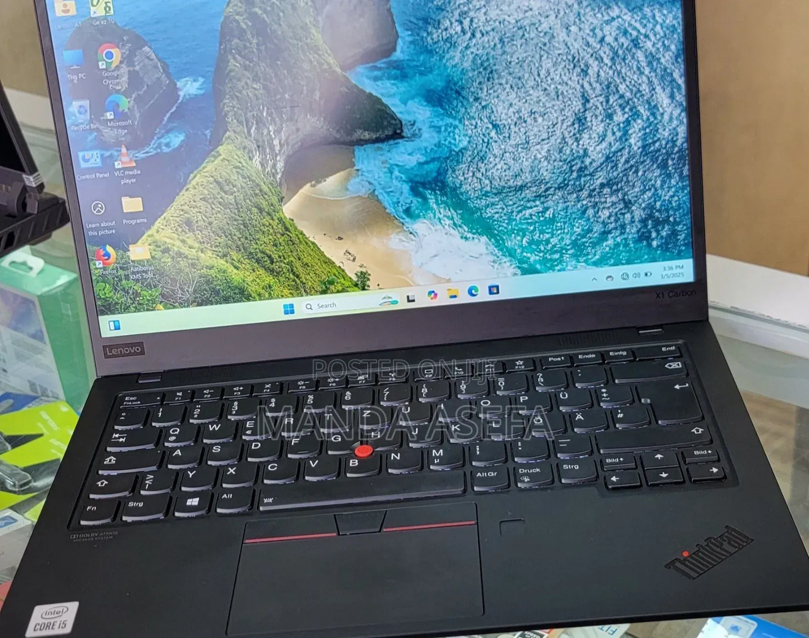 New Laptop Lenovo ThinkPad X1 Carbon 16GB Intel Core I5 SSD 512GB