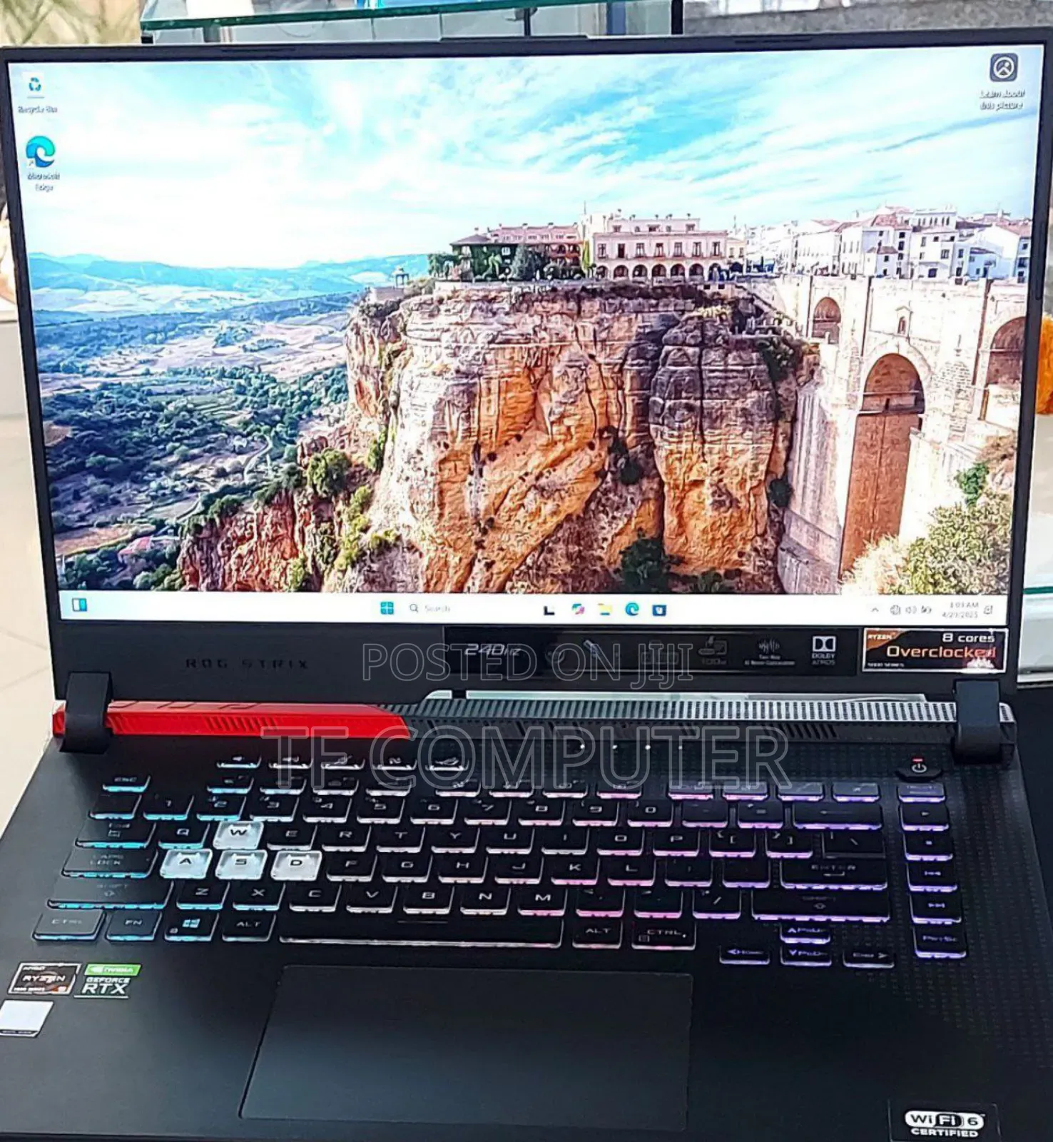 New Laptop Asus ROG Strix G15 16GB AMD Ryzen 9 SSD 1T