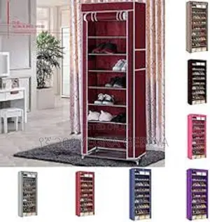Premium Shoe Rack With Dustproof Cover