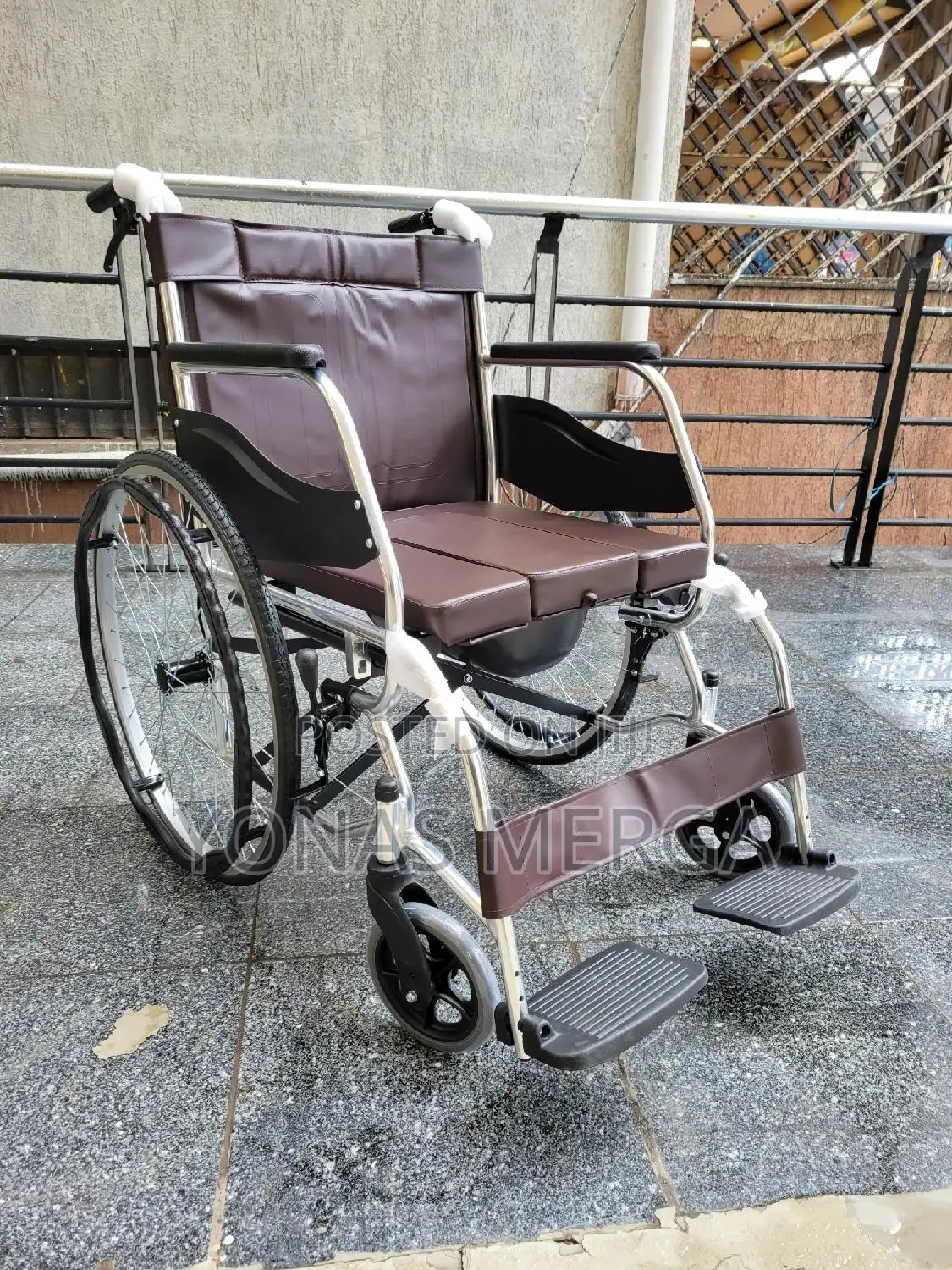 Toilet Wheelchair፷ for Independence or Caretaker Convenience