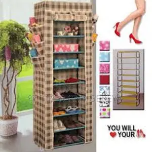 10-Layer Shoe Cabinet Dustproof Cover