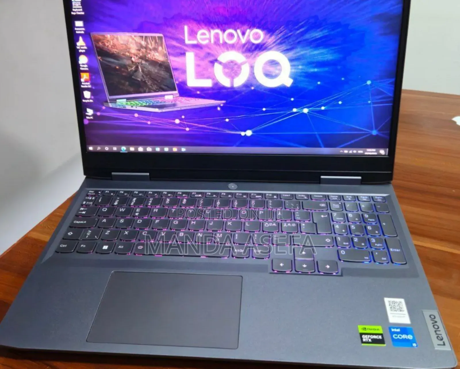 New Laptop Lenovo LOQ 15IRH8 16GB Intel Core I5 SSD 512GB