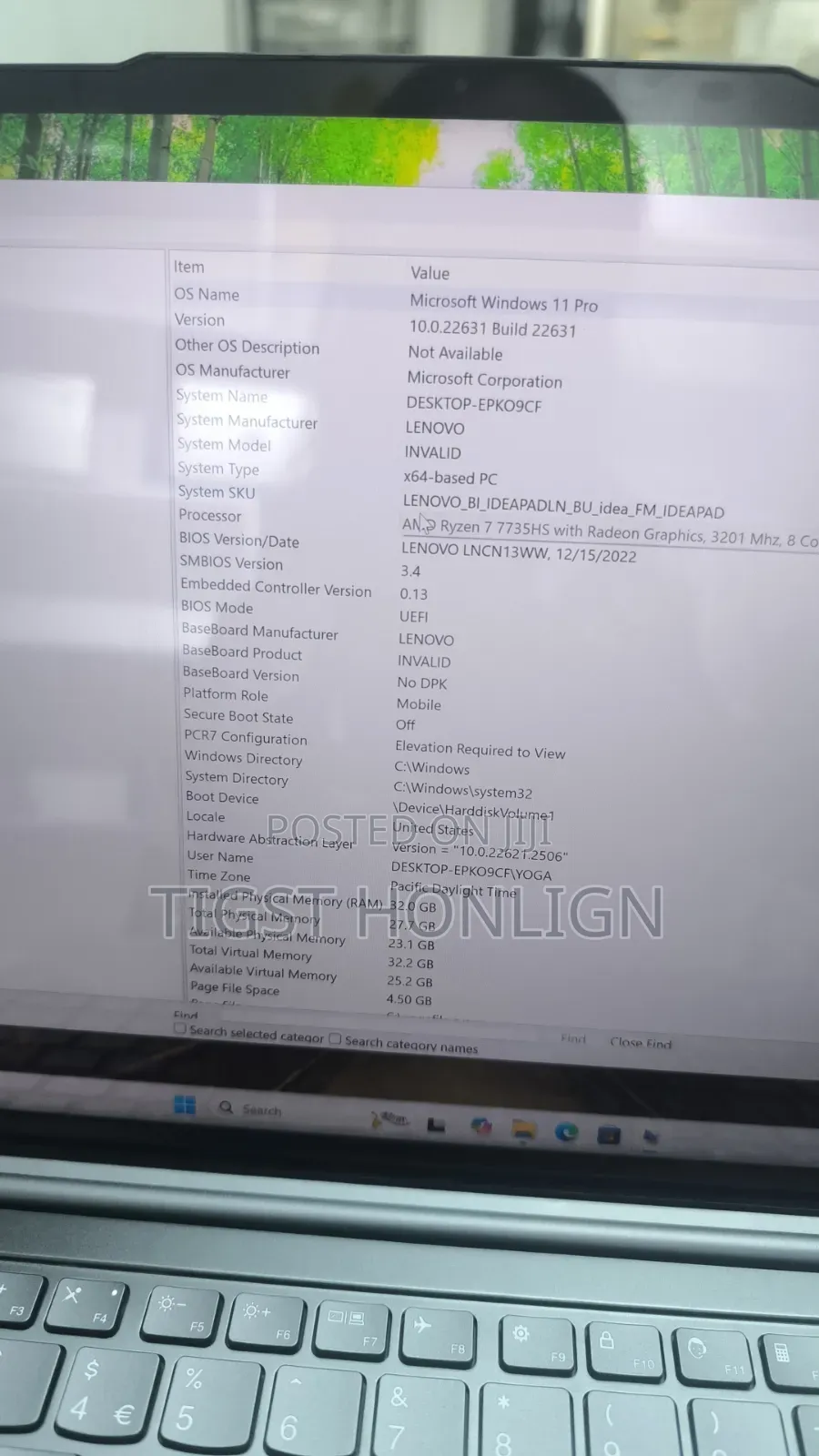 New Laptop Lenovo Yoga 7i 32GB AMD Ryzen 7 SSD 1T