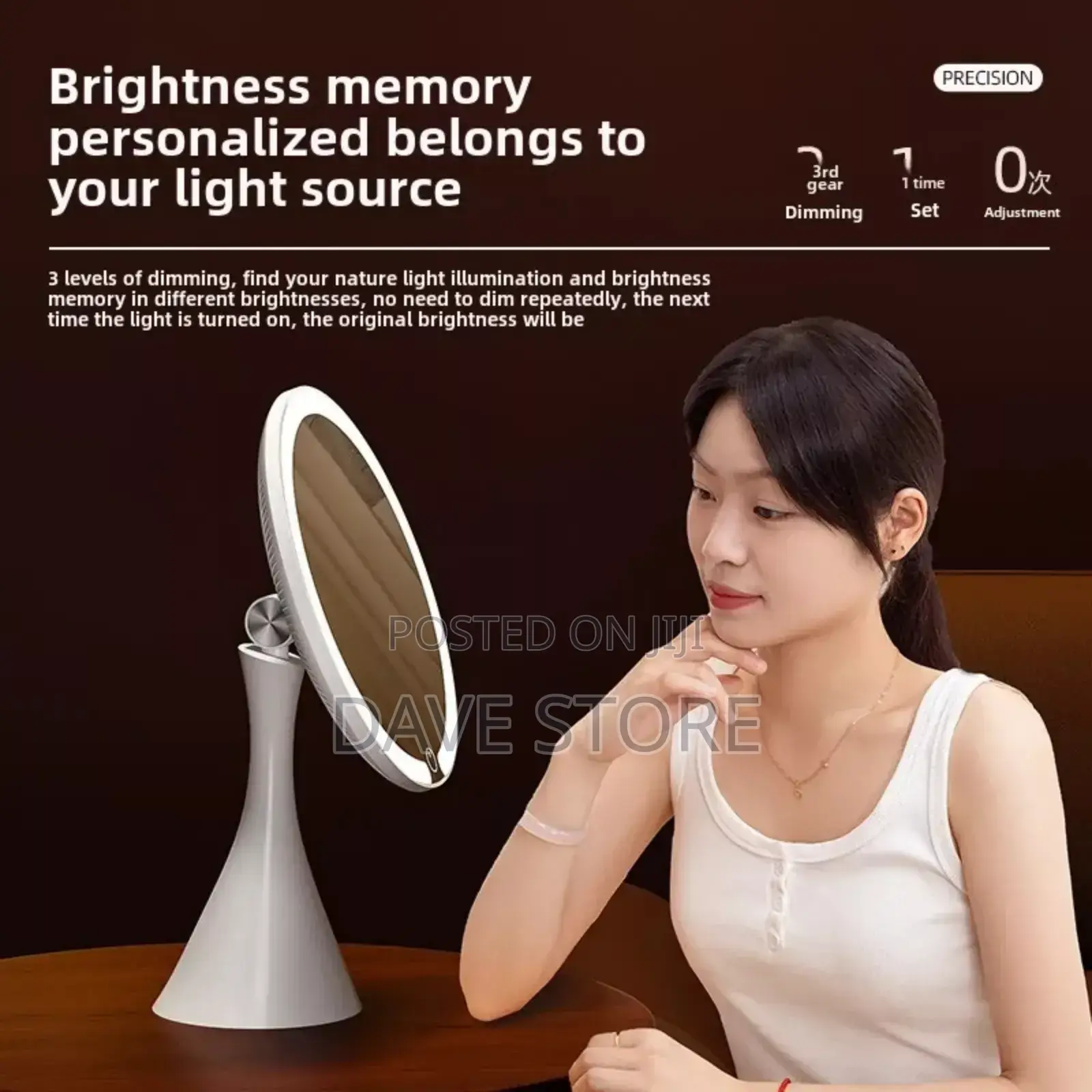 Porodo 4-in-1 Led Makeup Mirror