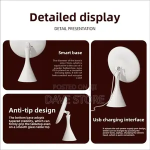 Porodo 4-in-1 Led Makeup Mirror