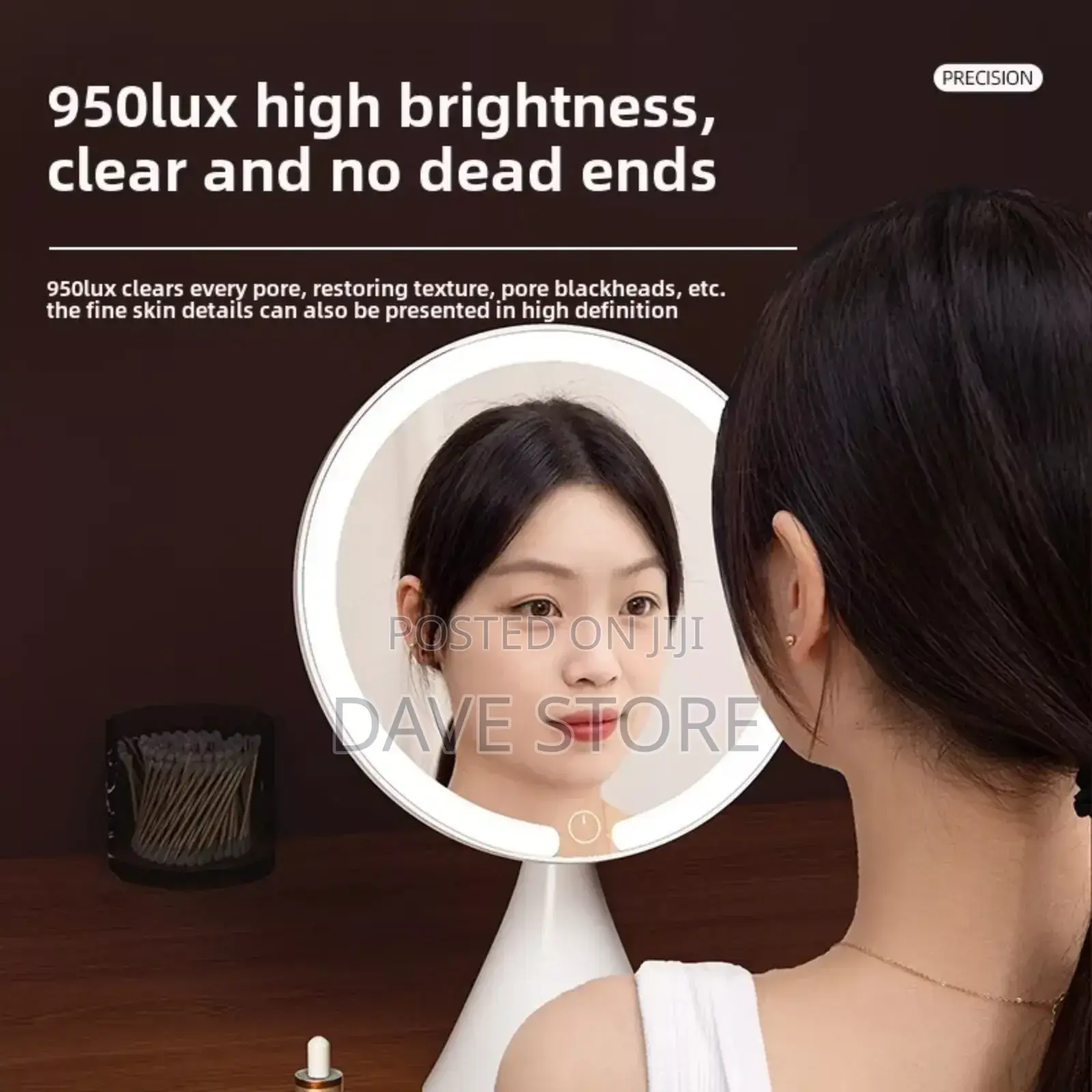 Porodo 4-in-1 Led Makeup Mirror