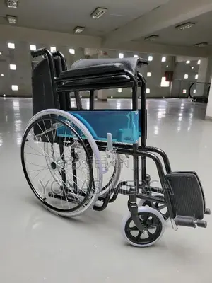Photo - Wheelchair个folding Driving Medical, Portable Old፸嫋wheelchair