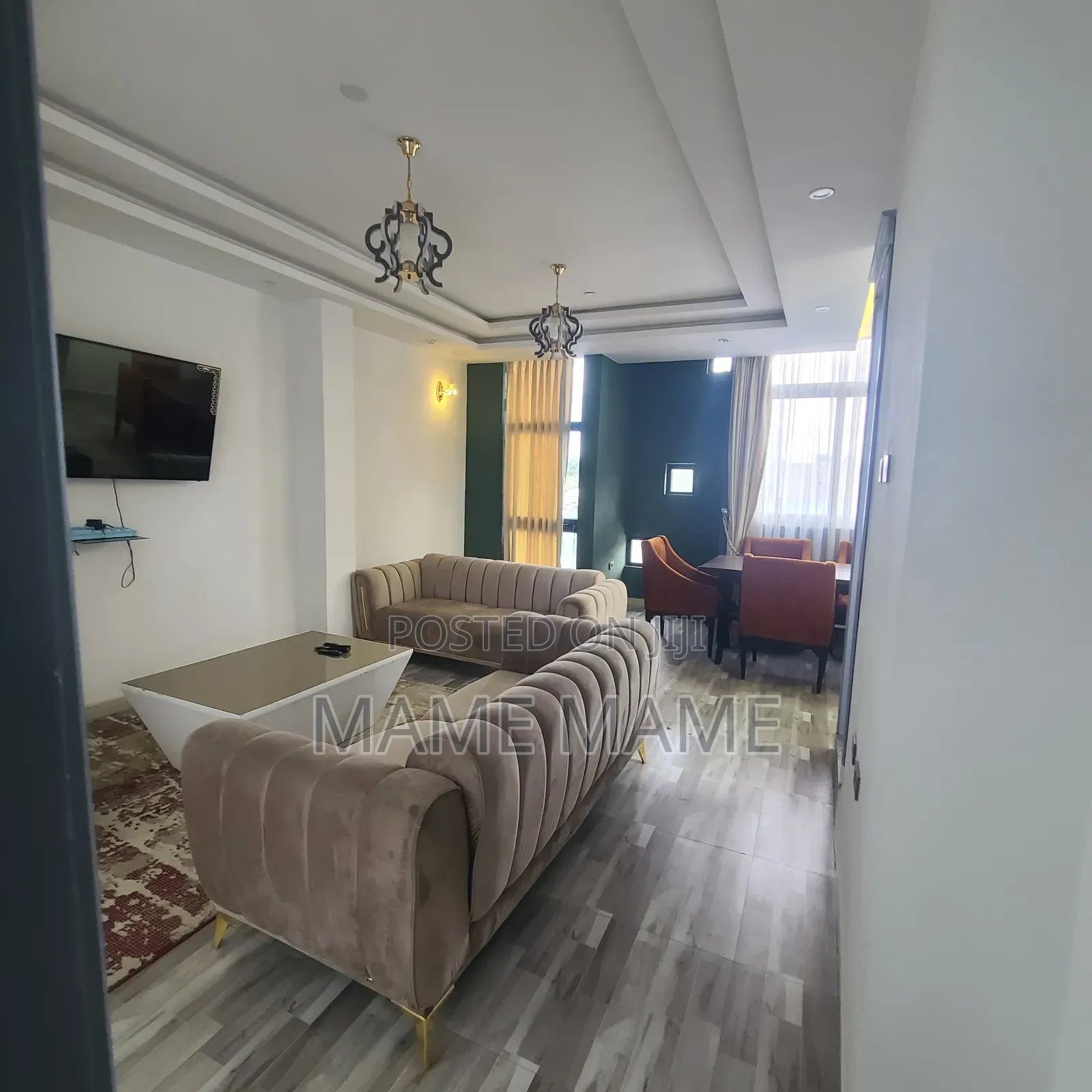 Furnished 2bdrm Apartment in Addis Abeba, Kirkos for rent