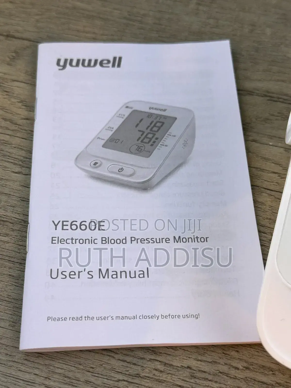 Blood Pressuer Monitor Brand New Yuwell Model Yde660
