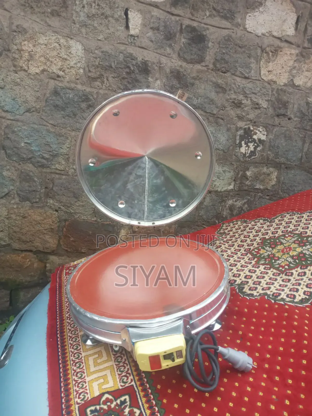 አልሙኒየም ተንቀሳቃሽ የእንጀራ ምጣድ