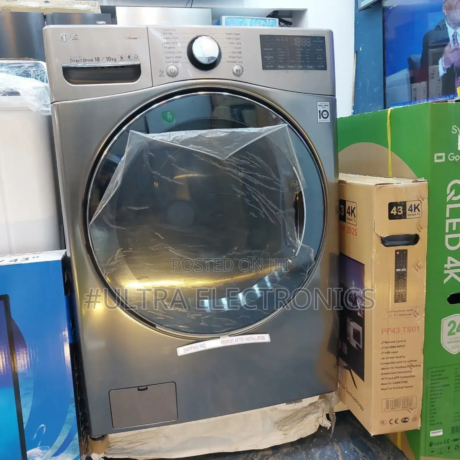 Lg.Full Atomic .Steamtm.Direct Drive 18/10kg
