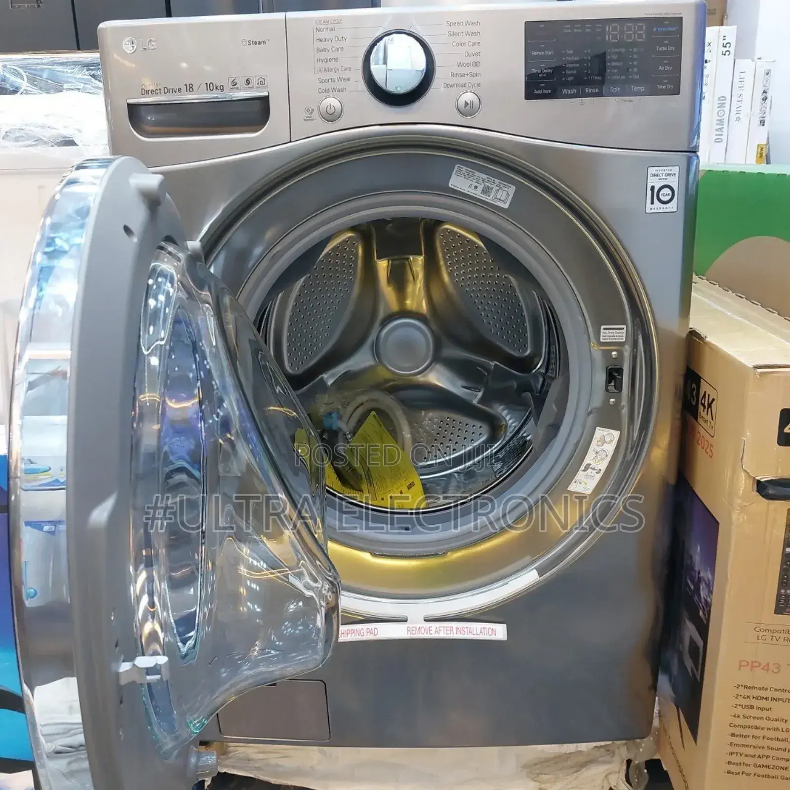 Lg.Full Atomic .Steamtm.Direct Drive 18/10kg