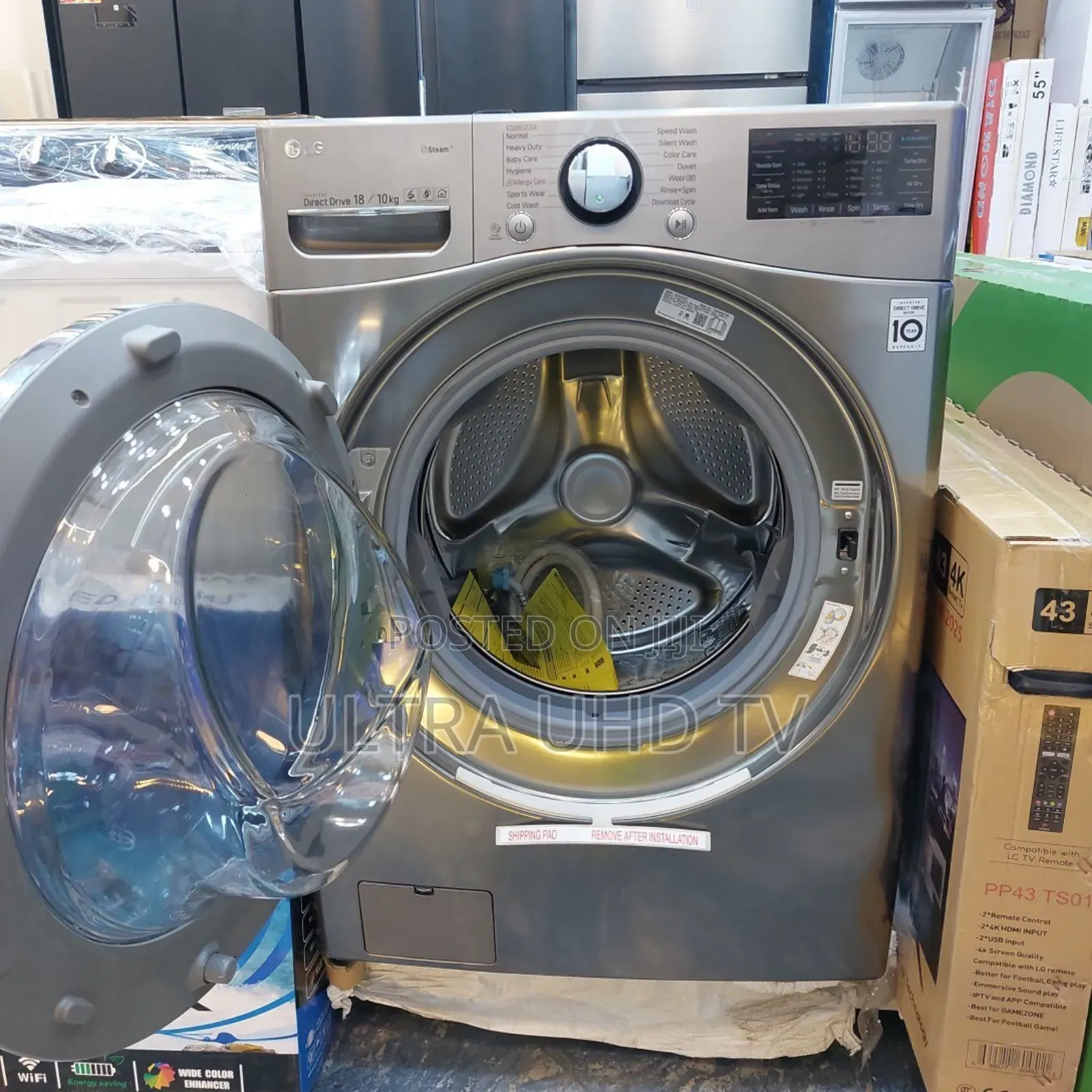 Lg.Full Atomic .Steamtm.Direct Drive 18/10kg