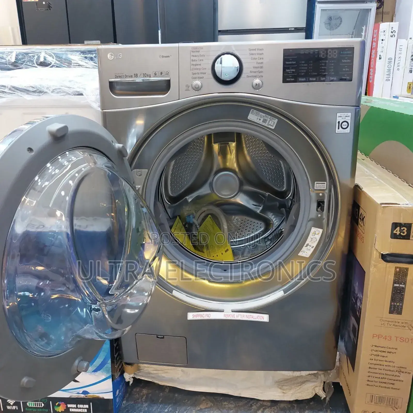 Lg.Full Atomic .Steamtm.Direct Drive 18/10kg