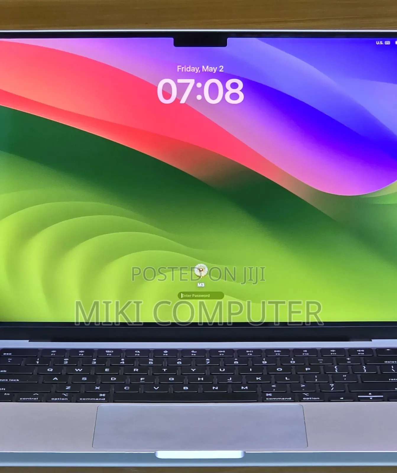 New Laptop Apple MacBook Pro 2023 M3 Pro 14-Inch 8GB Intel SSD 512GB