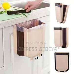 2pcs Hanging Trash Can for Kitchen Cabinet Door