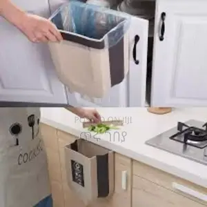 2pcs Hanging Trash Can for Kitchen Cabinet Door